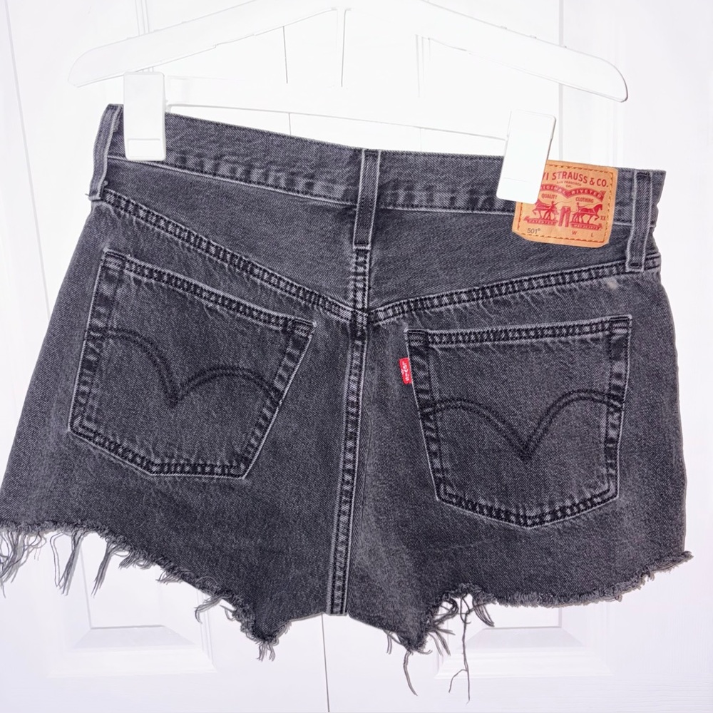 Levi's 501 Women's Black Denim Shorts